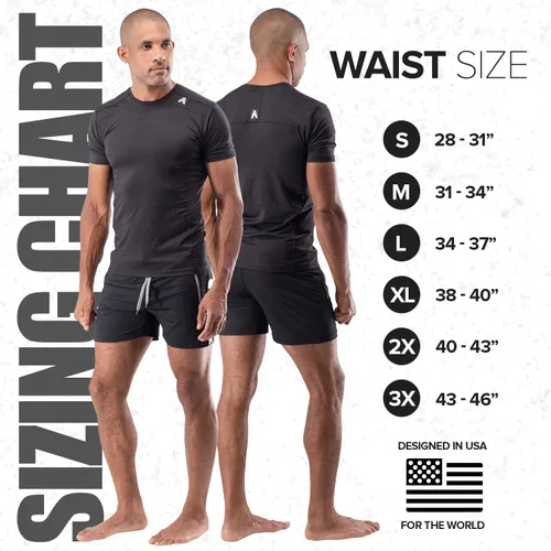 Vista 5 de Anthem Athletics Dominance - Pantalones cortos de entrenamiento para hombre Negro