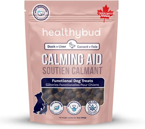 Vista 10 de healthybud Ayuda calmante, golosinas naturales para perros y adornos para aliviar el estrés, ansiedad por separación de perros, reducción