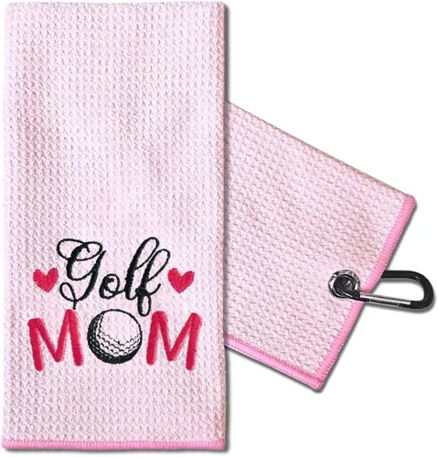 Vista 15 de TOUNER I Know I Play Like A Girl Try to Keep Up, toallas de golf bordadas divertidas para mujer, bolsa de golf, toalla de regalo para damas