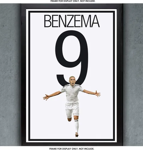 Vista 2 de Póster de Karim Benzema - Arte Real Madrid
