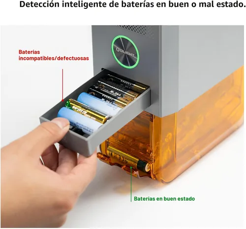 Vista 6 de OLIGHT Cargador de batería AA 3 en 1 32 bahías Ostation X Smart
