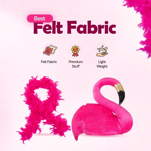 Vista 3 de Tigerdoe Sombrero de flamenco - Boa de plumas rosadas - Juego de 2 piezas - Disfraz de flamenco - Accesorios hawaianos - Fiesta en la playa