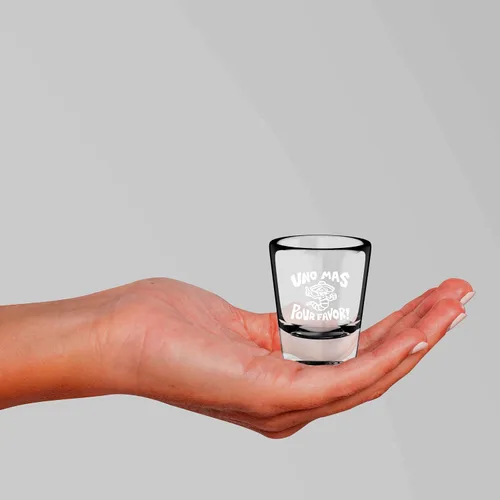 Vista 7 de LitGifts Diseño Uno Mas Por Favor - Divertidos vasos de chupito para adultos, regalos de tequila para hombres o mujeres, cosas divertidas e