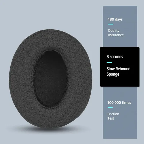 Vista 7 de Almohadillas de repuesto especializadas para auriculares Sennheiser, se adapta a HD4.50BT/HD4.50/HD4.50BTNC/HD458BT/HD450/HD450BT, almohadilla