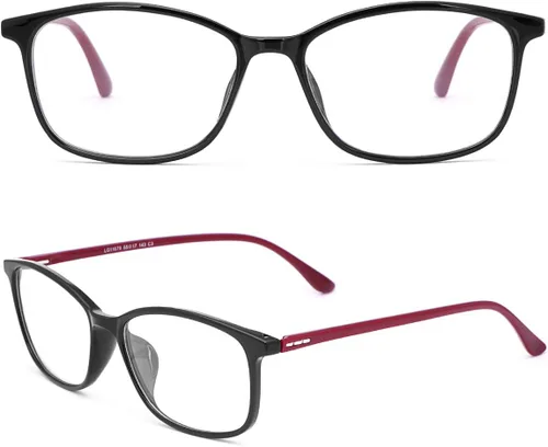 Vista 6 de MIRYEA Gafas de sol fotocrómicas antideslumbrantes fotocromáticas con bloqueo de luz azul para computadora 11679-negro - pata granate