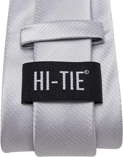 Vista 234 de Hi-Tie Corbatas de seda para hombre, diseño de cachemira a rayas, con bolsillo, gemelos cuadrados, conjunto formal de negocios