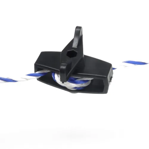 Vista 3 de 10 piezas de tensor eléctrico de valla en línea, tensor de alambre, tensor de cinta portátil, negro