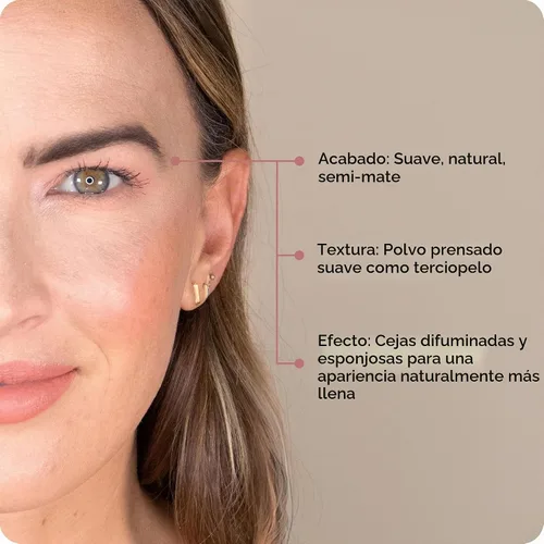 Vista 6 de Billion Dollar Brows Relleno de cejas de terciopelo prensado rubio en polvo para cejas