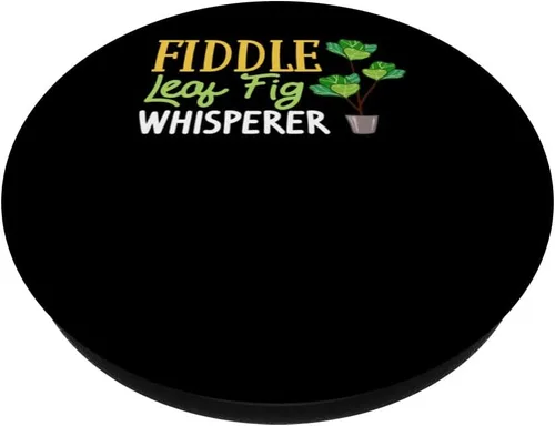 Vista 2 de Fiddle Leaf Fig Ficus Lyrata Care Tree Plant Soil Indoor PopSockets Swappable PopGrip