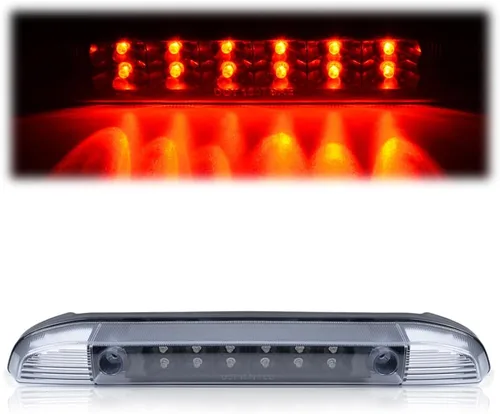 Vista 46 de GRAND ORANGE Tercera luz de freno LED de montaje alto 92-99 compatible con Chevy GMC Suburban/Yukon 94-05 compatible con Chevy Blazer S10 luz