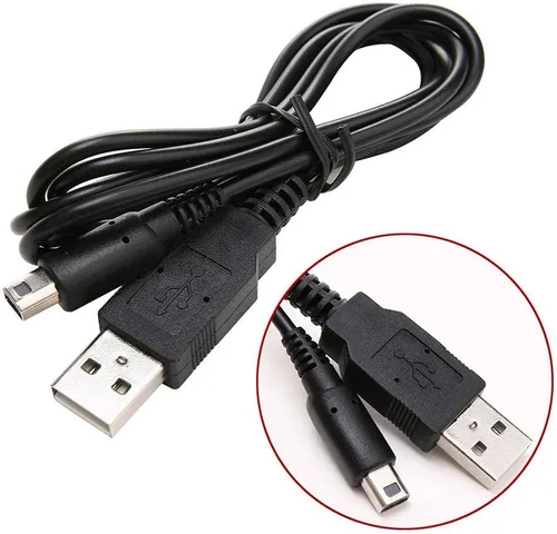 Vista 2 de Cable de carga USB NC de 33ft para 2 Ds Ndsi3 Ds3 Dsxl New3 Ds New3 Dsxl de carga PC o cable adaptador de corriente