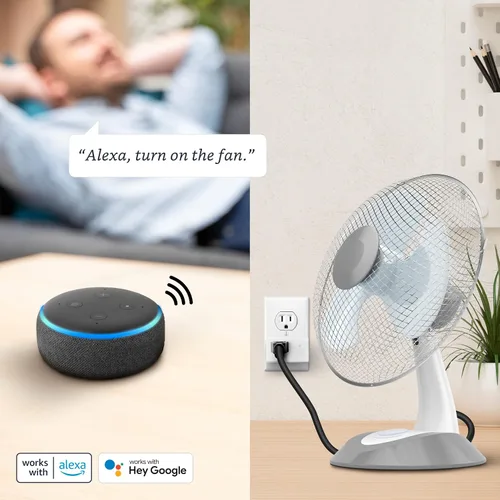 Vista 14 de Feit Electric Enchufe inteligente, enchufe WiFi compatible con Alexa y Google Home, enchufe interior, no requiere concentrador, red de 2.4 GHz