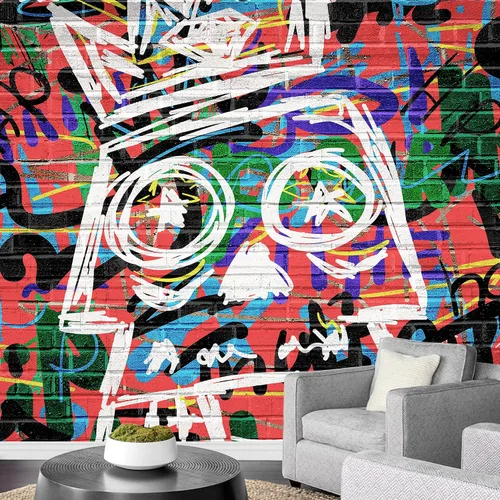 Vista 35 de wall26 - Pintura de arte abstracto marrón y beige - Mural de pared extraíble Papel pintado autoadhesivo grande - 66x96 pulgadas