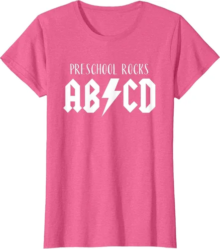 Vista 41 de Preschool Rocks Teacher Back to School ABCD Rock First Day T-Shirt Asphalt Grey