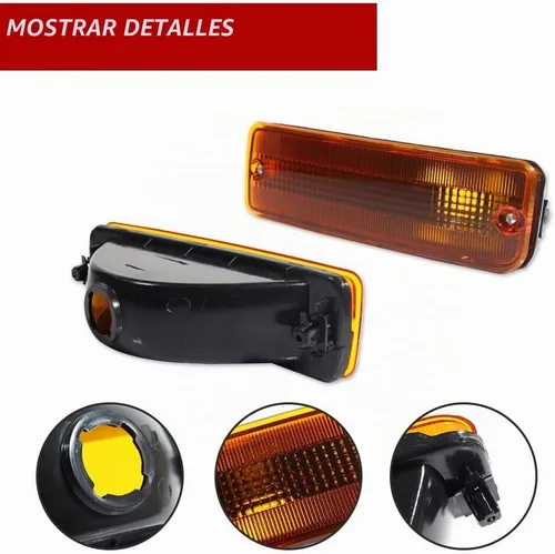 Vista 4 de para 1989 1990 1991 1992 1993 1994 1995 Toyota Pickup 2/4WD, 1990 1991 4Runner Conjunto de par de carcasas de lentes de intermitencia
