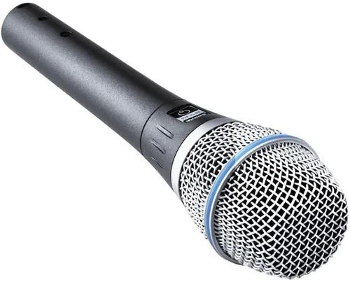 Vista 4 de Micrófono condensador SHURE para manejar aplicaciones vocales, Gris