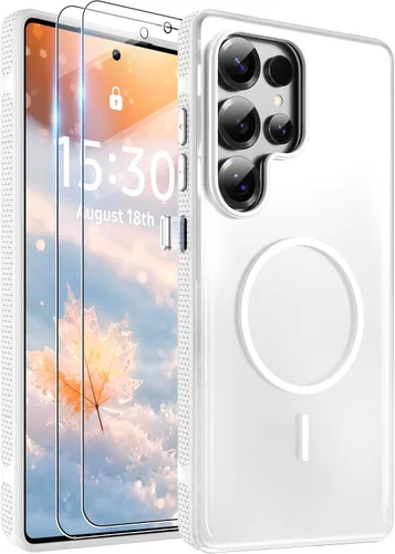 Vista 530 de Jshru Funda para Samsung Galaxy S26 Plus/Galaxy S25 Plus: para Galaxy S24 Plus [compatible con Magsafe] [2 protectores de pantalla HD] cubierta