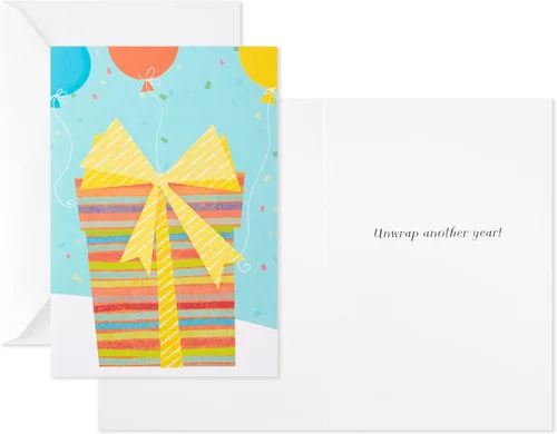 Vista 7 de Hallmark Tarjetas de cumpleaños surtidas (iconos de cumpleaños, 12 tarjetas y sobres)
