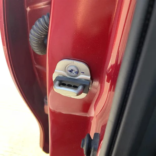 Vista 4 de AUTOXBERT Cerradura de puerta de coche sello sordo amortiguador amortiguador insonorizado para Nissan Qashqai X-Trail Tiida Juke Rogue Note Altima