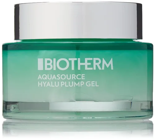 Vista 7 de Biotherm Aquasource Hyalu Plump Gel para pieles normales a grasas. Con ácido hialurónico regenerador y plancton biotecnológico regenerador para una