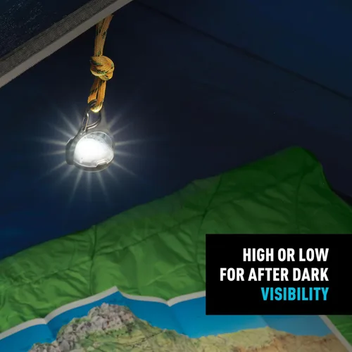 Vista 2 de Nite Ize Moonlit - Linterna micro recargable portátil para accesorios de campamento y equipo de senderismo, cuenta con clip de mosquetón con un