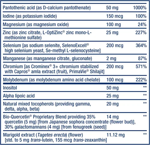 Vista 5 de Life Extension Multivitamínico de dos por día, dosis diaria de vitaminas y minerales para hombres y mujeres, suplemento vitamínico esencial completo