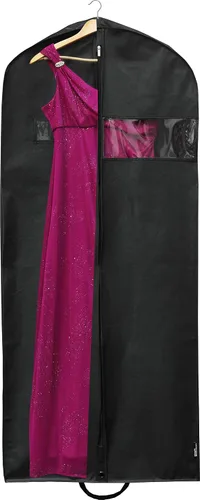 Vista 5 de Simple Houseware - Bolsa resistente para ropa, de 60 pulgadas para trajes, esmóquines, vestidos y abrigos.