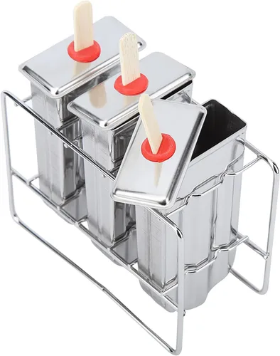 Vista 6 de FDIT set 3PCS 304 acero inoxidable redondo helado helado