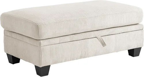 Vista 20 de CHIC HOUSE Sofá modular modular con otomanas de almacenamiento, sofá de pana para espacios pequeños y apartamentos, sofá esquinero convertible
