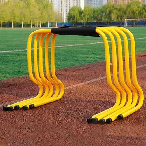 Vista 11 de YXXSDP Entrenamiento de velocidad de agilidad obstáculos para atletas, equipo de práctica deportiva portátil multicolor para entrenamiento
