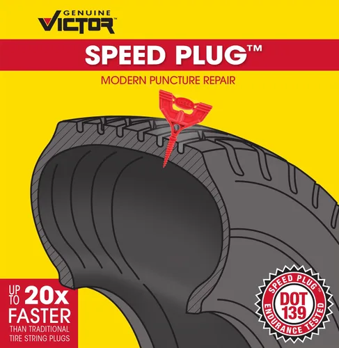 Vista 5 de Victor 22-5-60204-8 Kit de reparación de neumáticos Plug & Go, multicolor, talla única