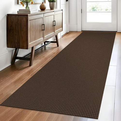 Vista 85 de EARTHALL Alfombra tejida de 2 x 3 pies, lavable para entrada, alfombra trenzada antideslizante, alfombra para puerta interior y exterior, alfombra