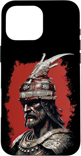 Vista 19 de Funda para iPhone 13 Pro Max Skanderbeg Albanan National Hero Eagle Kosovo Albaner