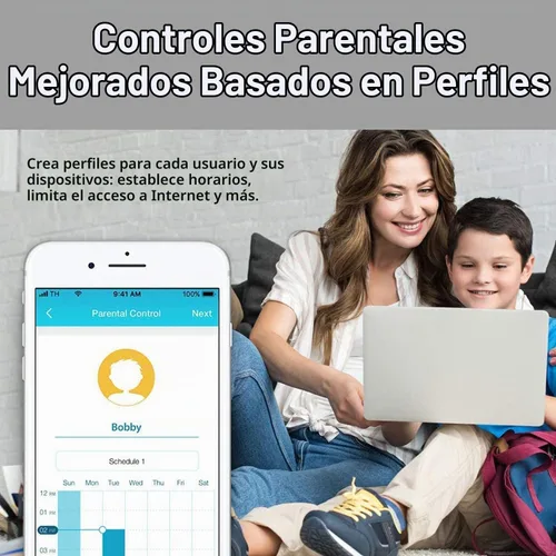 Vista 6 de D-Link Router WiFi AC3000 Mesh Smart Internet Network Control de voz, MU-MIMO Tri Band Gigabit Gaming Mesh (DIR-3040-US)