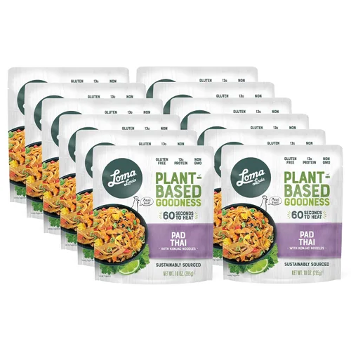 Vista 6 de Loma Linda - Solución completa de comidas a base de plantas de 10 onzas (cuenco hawaiano, paquete de 6)