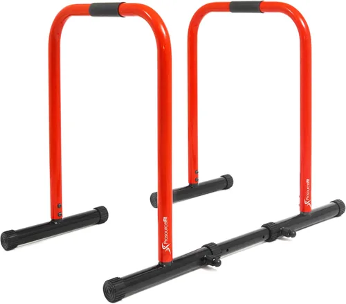 Vista 11 de ProsourceFit Estación de soporte de inmersión, barra de prensa de cuerpo resistente Ultimate con conector de seguridad para inmersiones de tríceps