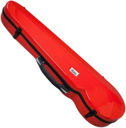 Vista 6 de PAITITI Violín en forma de tamaño completo durable Super Light fibra de vidrio caso con higrómetro Backpackable (azul)