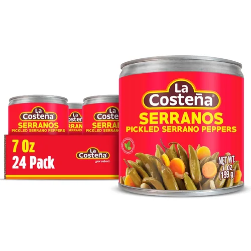 Vista 8 de La Costeña Pimientos serranos, lata de 12 onzas (paquete de 12)
