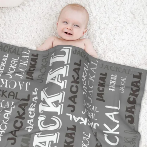 Vista 3 de Manta personalizada con nombre para niños, manta de bebé personalizada para niños, manta de nombre personalizada para niña/niño, regalos