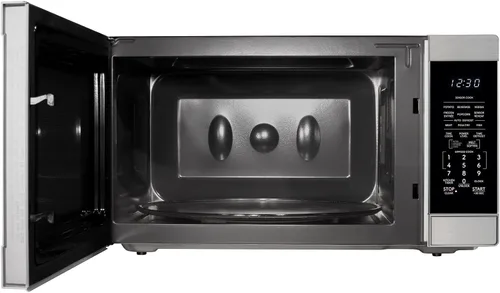 Vista 14 de SHARP Horno microondas para encimera con plato giratorio extraíble de 16.5 pulgadas, 1200 vatios, 2.2 pies cúbicos, acero inoxidable Acero