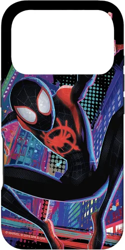 Vista 30 de Marvel Spider-Man Into The Spider-Verse Miles Morales City - Carcasa para iPhone 17