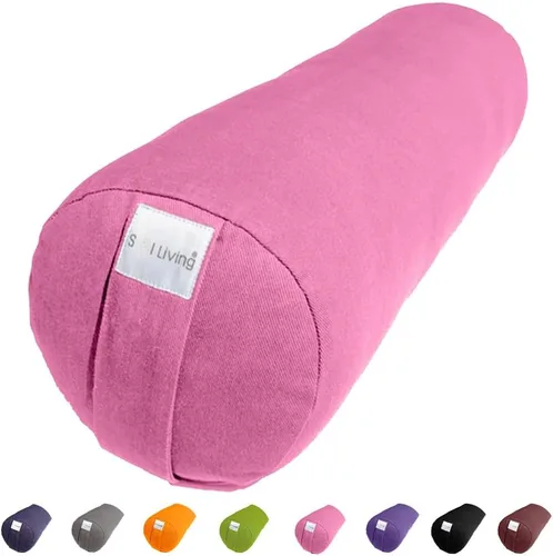 Vista 51 de Sol Living Almohada de yoga rectangular para meditación, accesorios de meditación de algodón, almohada de meditación restaurativa de yoga, almohada