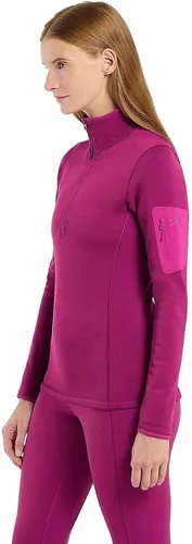 Vista 4 de Arc'teryx Rho - Cuello pesado con cremallera para mujer, capa base de forro polar elástico Polartec cálido
