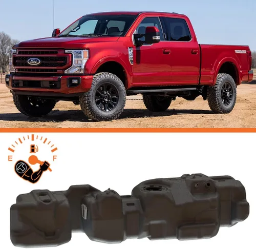 Vista 3 de TITAN Fuel Tanks 7020217 tanque de combustible diésel XXL de repuesto para Ford F-250 y F-350 Crew Cab de 2017-2024, cama corta - Capacidad de 55