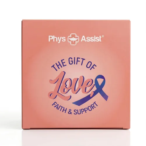 Vista 4 de PhysAssist - Kit de comodidad El regalo del amor, la fe y el apoyo. Tamaño estándar de 4 onzas cremas botánicas y sin olor, bálsamo labial e