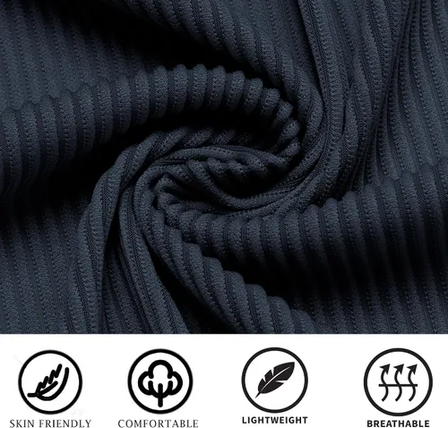 Vista 4 de COOFANDY Camisas casuales con botones para hombre, de manga corta, ajuste regular, a la moda, para campamento y playa