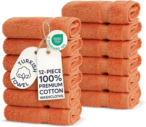 Vista 55 de Chakir Turkish Linens - Toallas turcas de 100% algodón, suaves y absorbentes (juego de 3 toallas personalizables, color aguamarina)