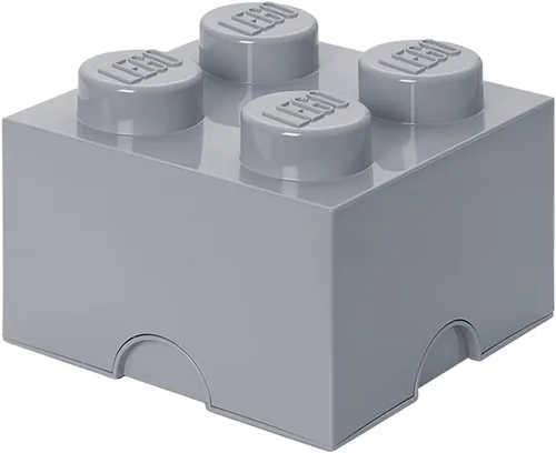 Vista 8 de LEGO Ladrillo de Almacenamiento 4 – botones Naranja – Caja de Almacenamiento de Plástico Apilable con Tapa para Niños y Adultos, Organizador