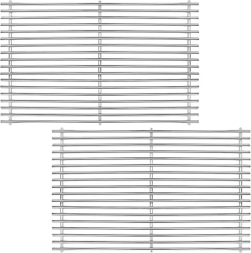 Vista 8 de Genesis - Rejillas de parrilla para Weber serie 300 (E310 E320 E330 S310 S320 S330) – Piezas de repuesto de rejillas de cocción resistentes