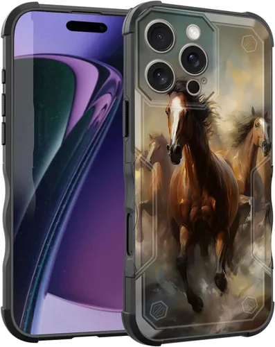 Vista 151 de Funda para iPhone Air, [doble capa] [protección contra caídas de grado militar de 10 pies] Funda resistente a prueba de golpes para iPhone Air